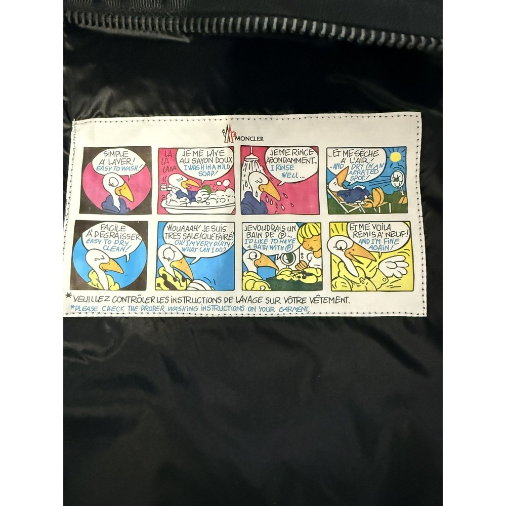 Moncler Quilted Down Lightweight Zip Puffer Vest Black Sleeveless MENS 0 Short - Picture 9 of 15